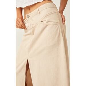 Free People Come As You Are Corduroy Maxi Skirt - NWOT Sz 8